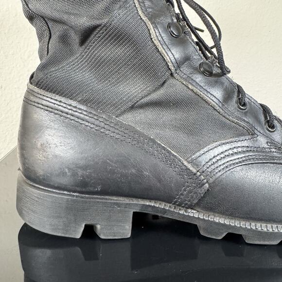 Vintage RO-Search Spike Protective Military Jungle Boots sz 9R BLK - Picture 7 of 16